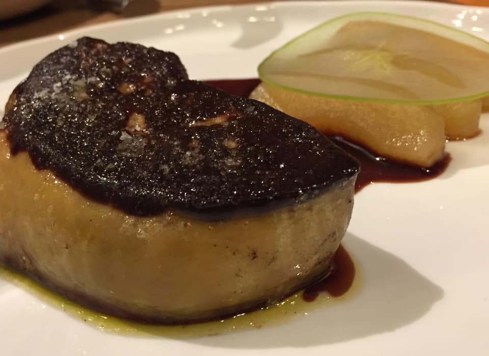 Marzapane, foie gras
