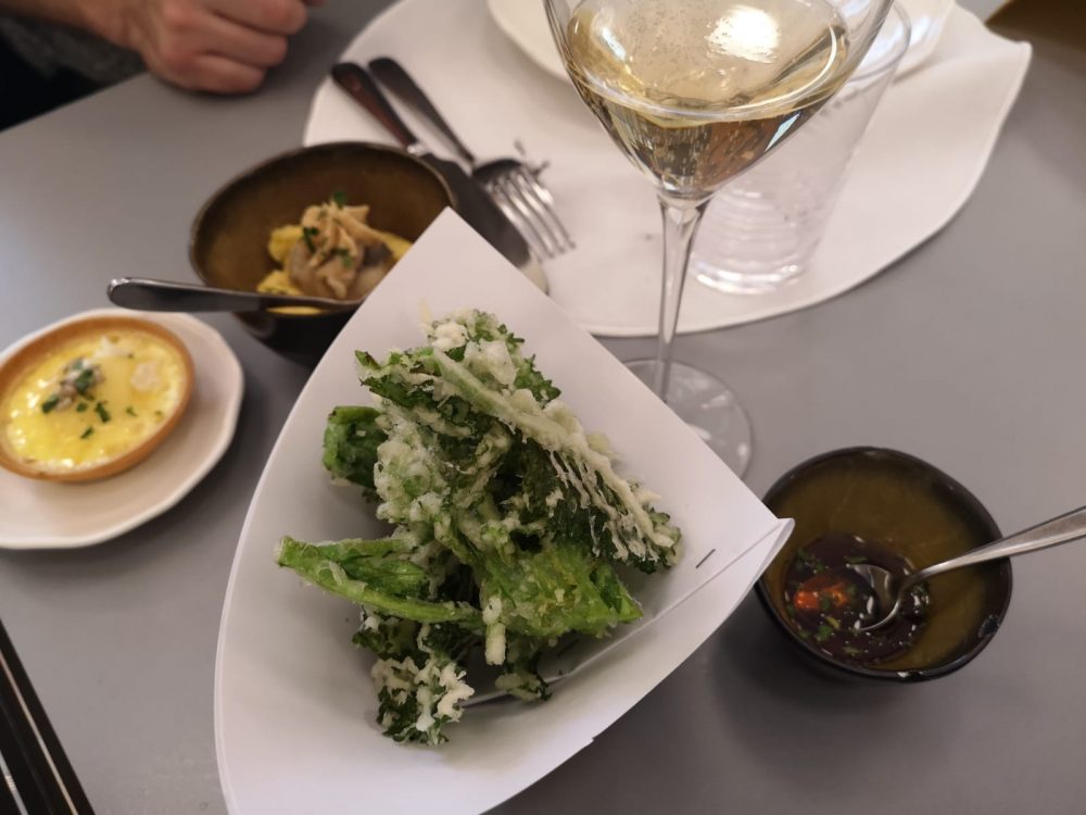 Al Portico - Cime di rapa in tempura , agrodolce all’italiana