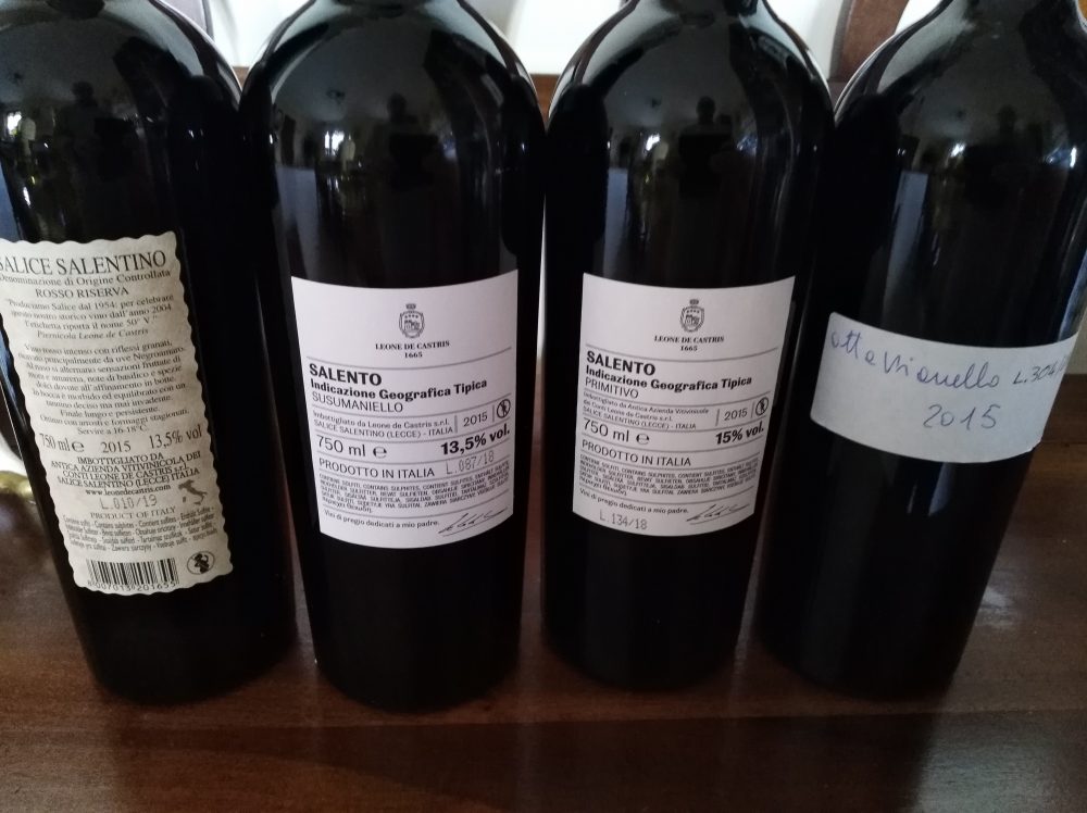 Controetichette Vini Leone De Castris