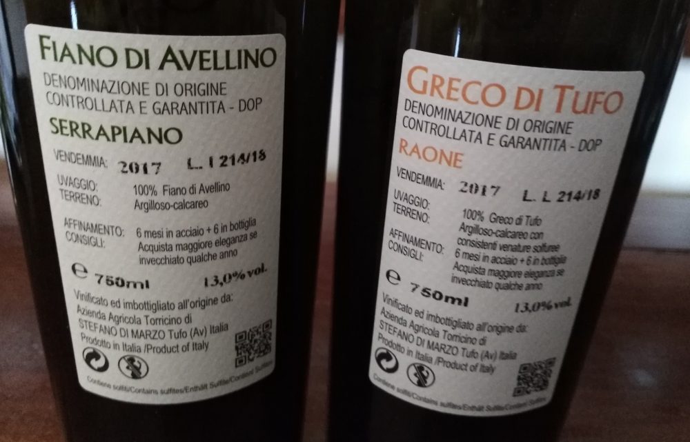 Controetichette vini di Torricino