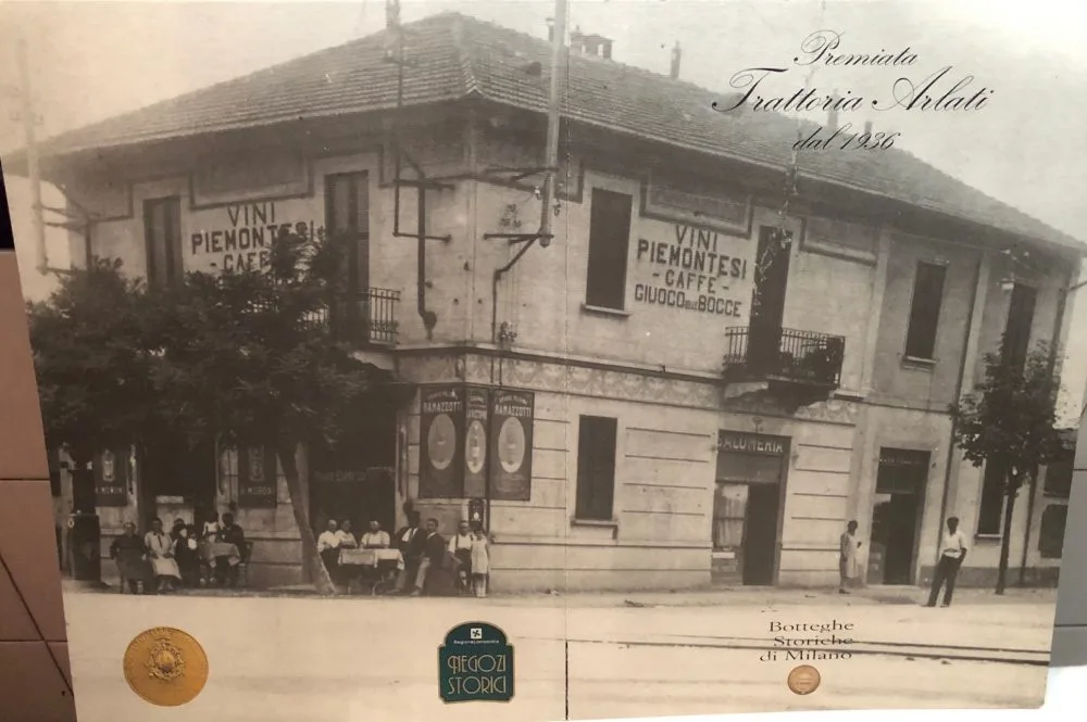 Premiata Trattoria Arlati, la storia