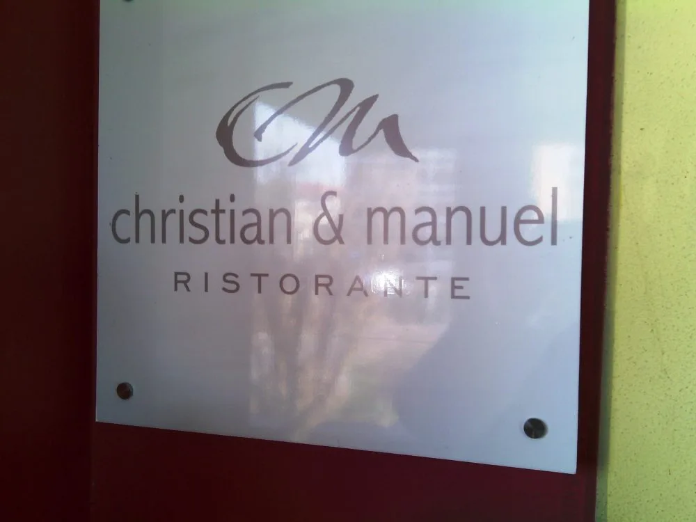 Ristorante Christian e Manuel, L'insegna