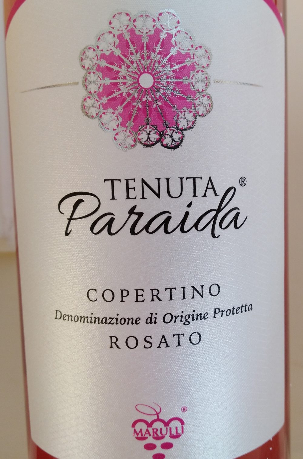 Tenuta Paraida Rosato Copertino Dop 2018 Maruilli