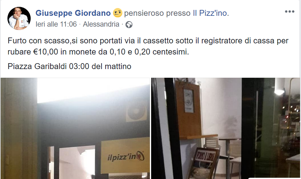 Il post di Giuseppe Giordano