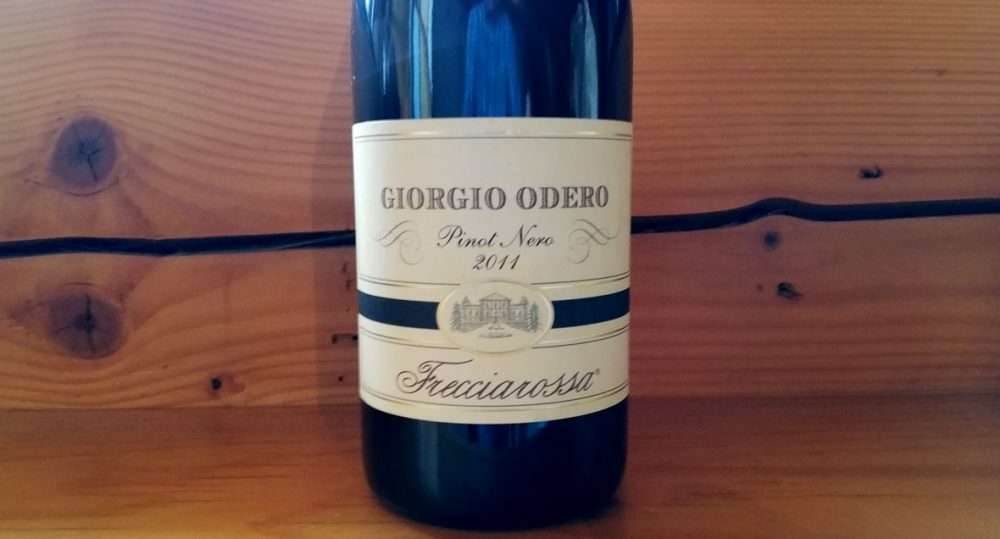 Pinot Nero dell’Oltrepo' Pavese DOC Giorgio Odero 2011, Frecciarossa