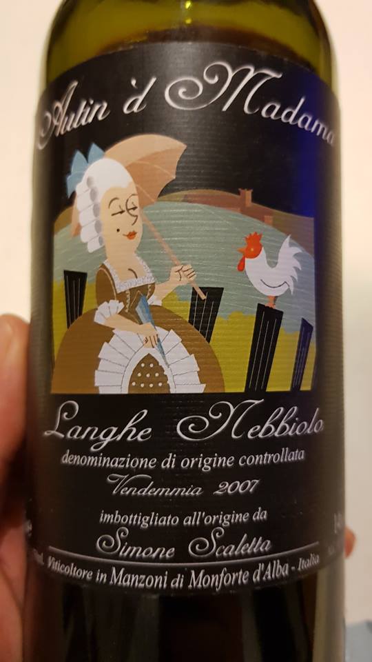 Langhe Nebbiolo D.O.C. Autin 'd Madama 2007 – Simone Scaletta