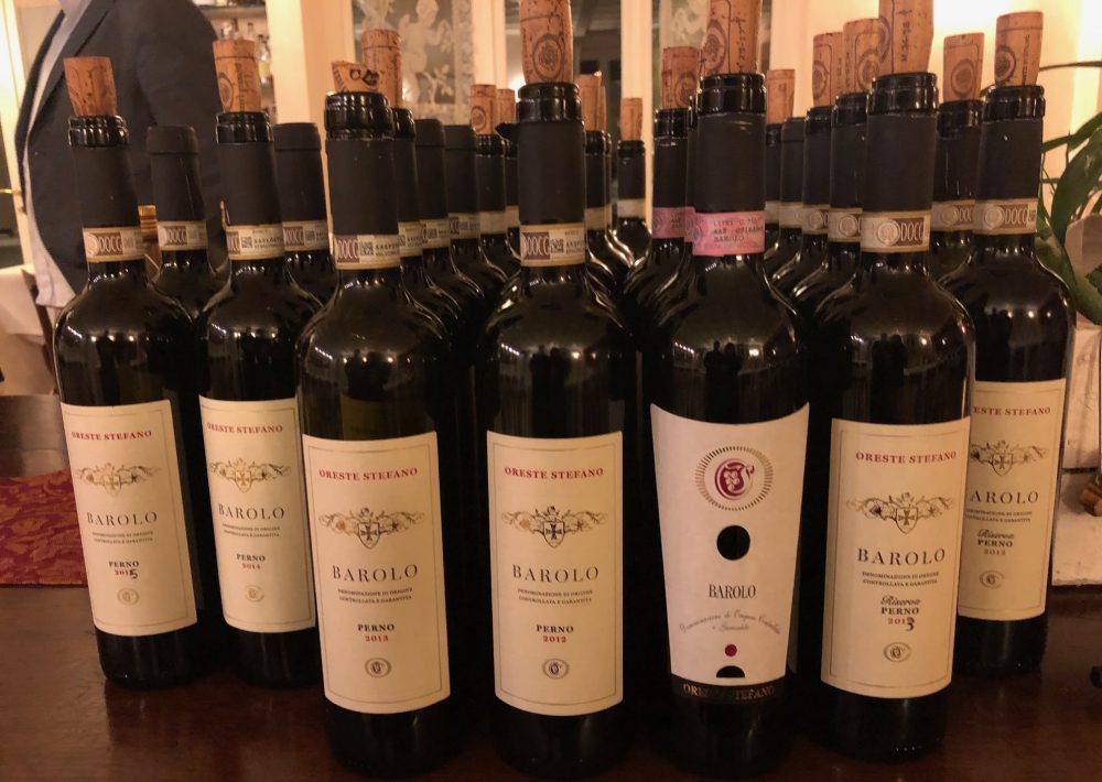 Barolo Oreste Stefano, tappi volanti