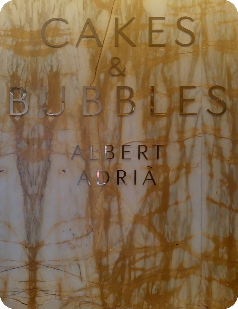 Cakes & Bubbles Albert Adria regent street London