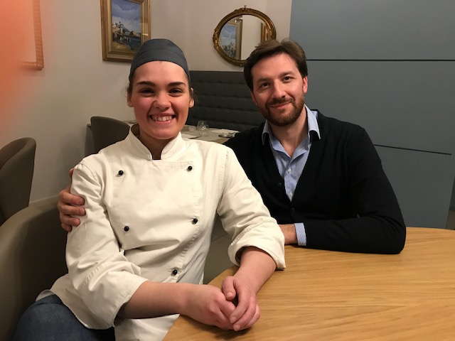 Chef Giusy di Castiglia e Vincenzo Damiano -uno dei proprietari