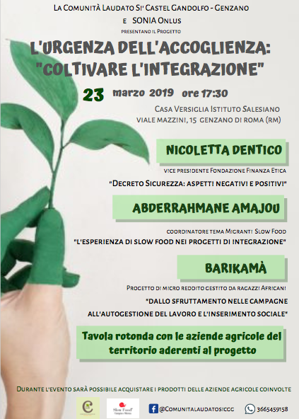 Coltivare l’integrazione