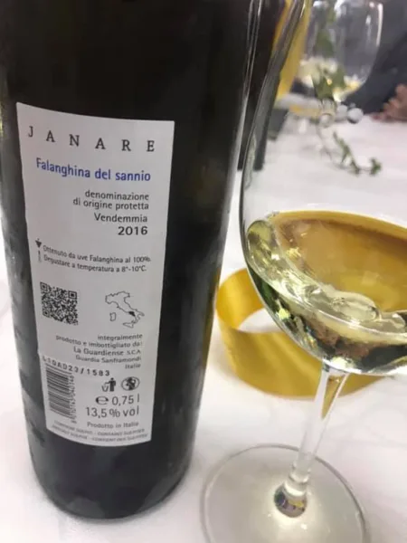 Janare Senete 2016 Falanghina La Guardiense
