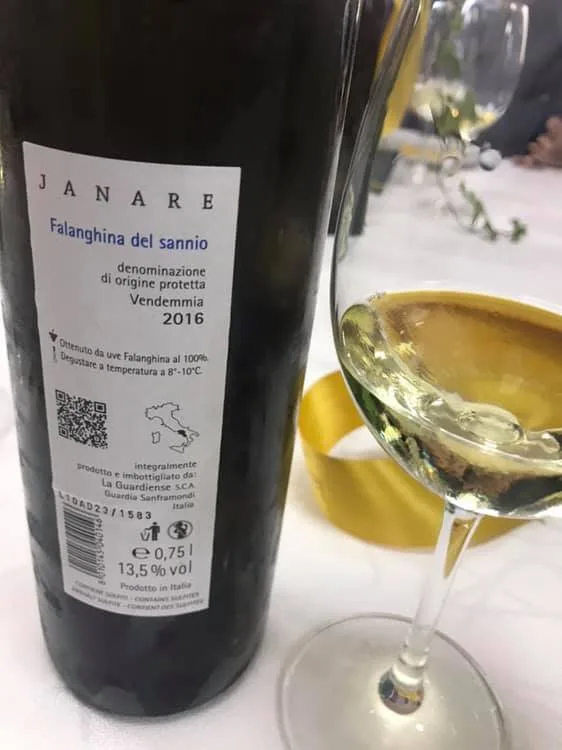 Janare Senete 2016 Falanghina La Guardiense