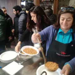 La moglie e la figlia di Gaetano Bove