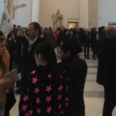 La sala del Toro Farnese invasa dai wine lovers