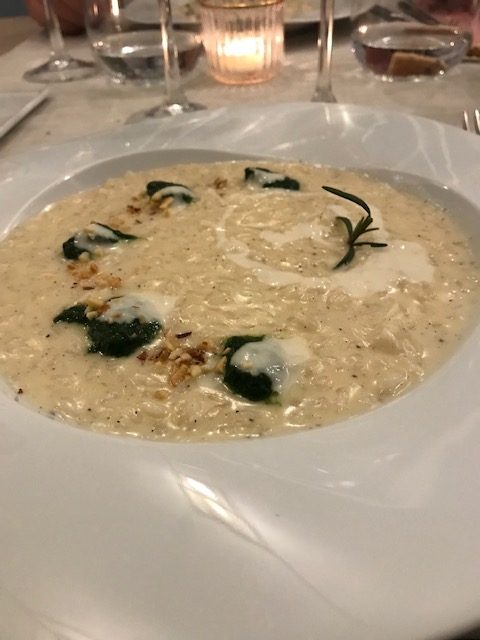 Ristorante Autentica - Riso Carnaroli cacio e pepe e clorofilla di friarielli