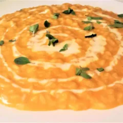 bistRo, Risotto Carnaroli, zucca, taleggio e maggiorana