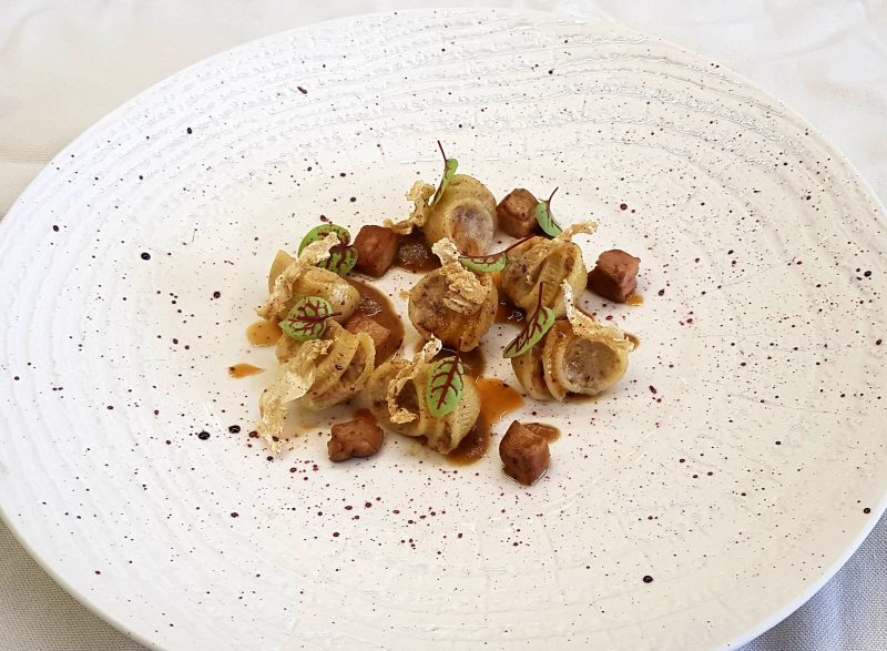 “Lumache ripiene” di genovese d’anatra di Vincenzo Dinatale