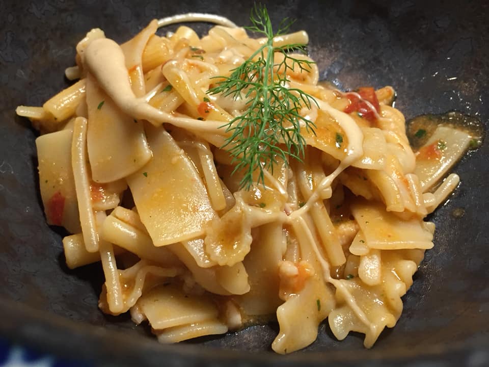  Taverna del Capitano, pasta mischiata con la murena