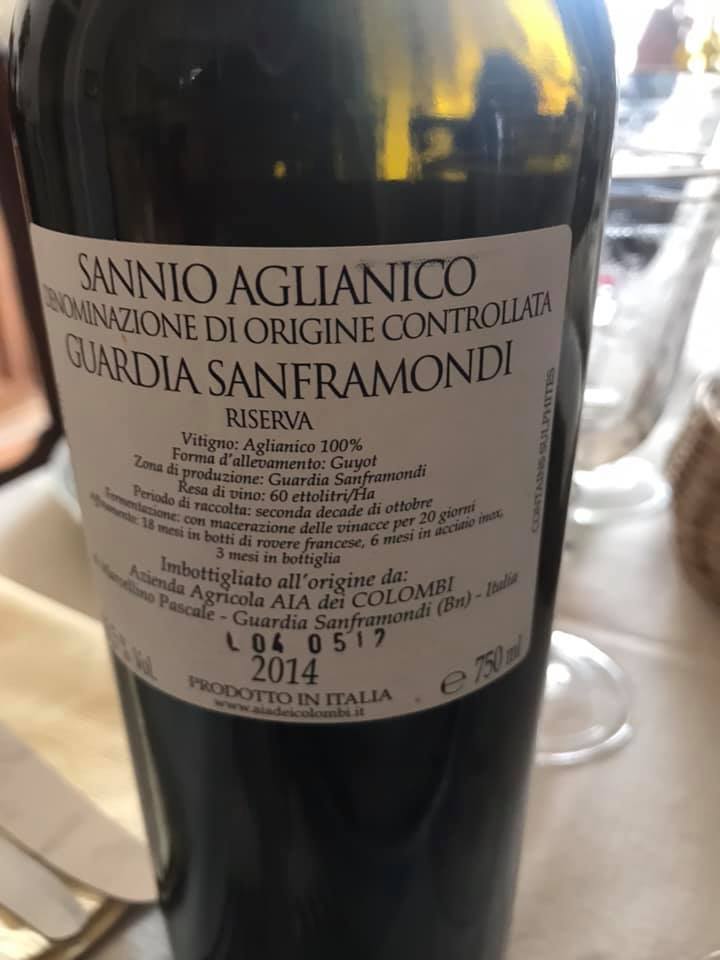 Aia deiColombi Sannio Aglianico