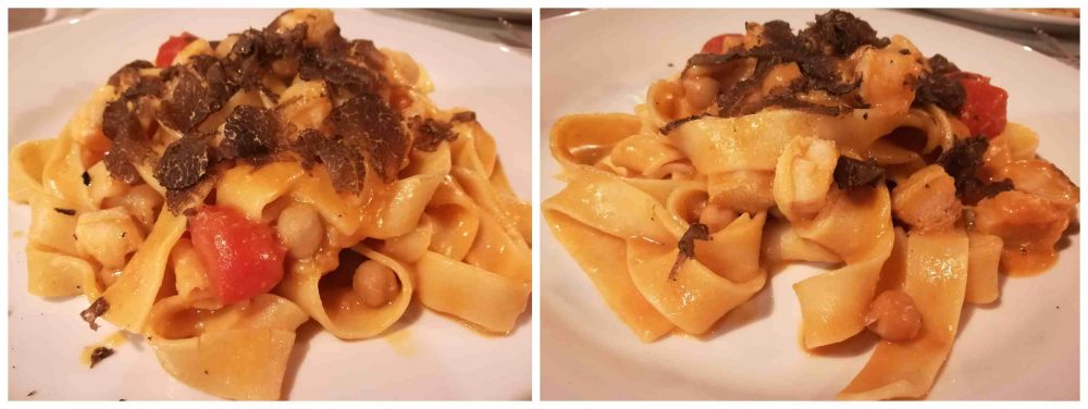 Alle Falde del Taburno - La Pappardelle con Baccala', Ceci e Tartufo