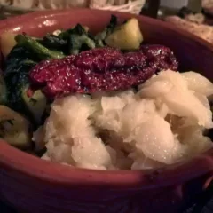 La Terrazza - Il Baccala' con Broccoli, Patate e Peperone crusco