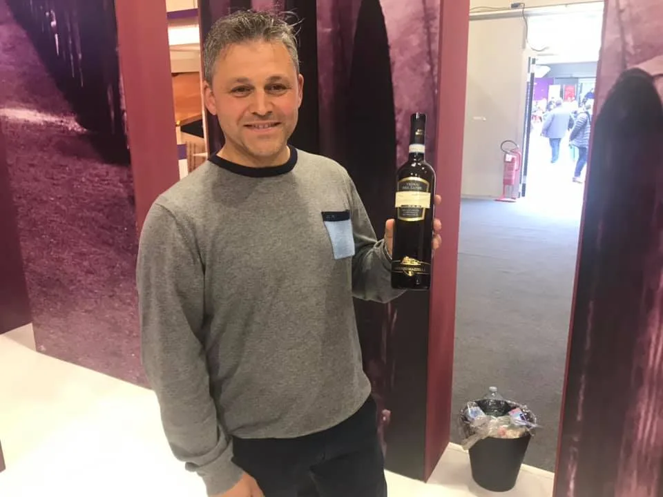 Nicola Mazzella con il Vigna del Lume