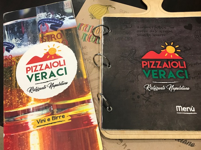 Pizzaioli Veraci - Menu'