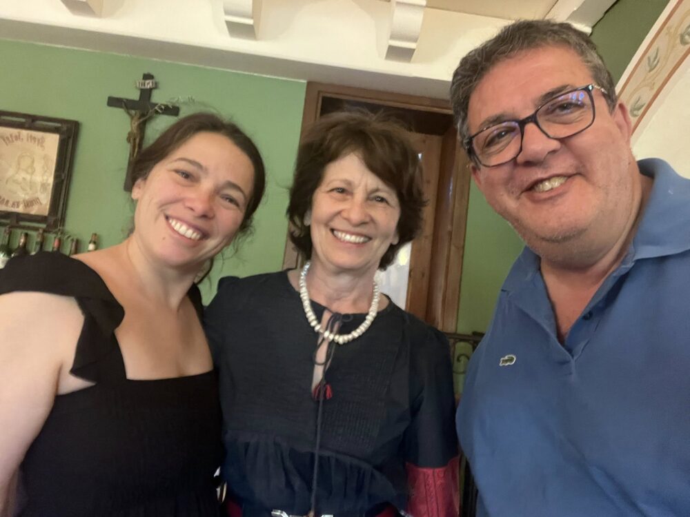 Con Loredana e la figlia Tanja