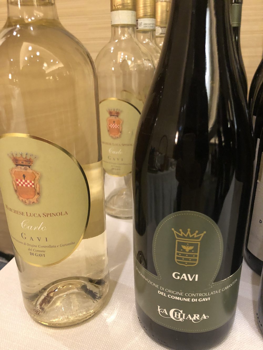 Marchese Luca Spinola Gavi Carlo 2018 e La Chiara Gavi 2018