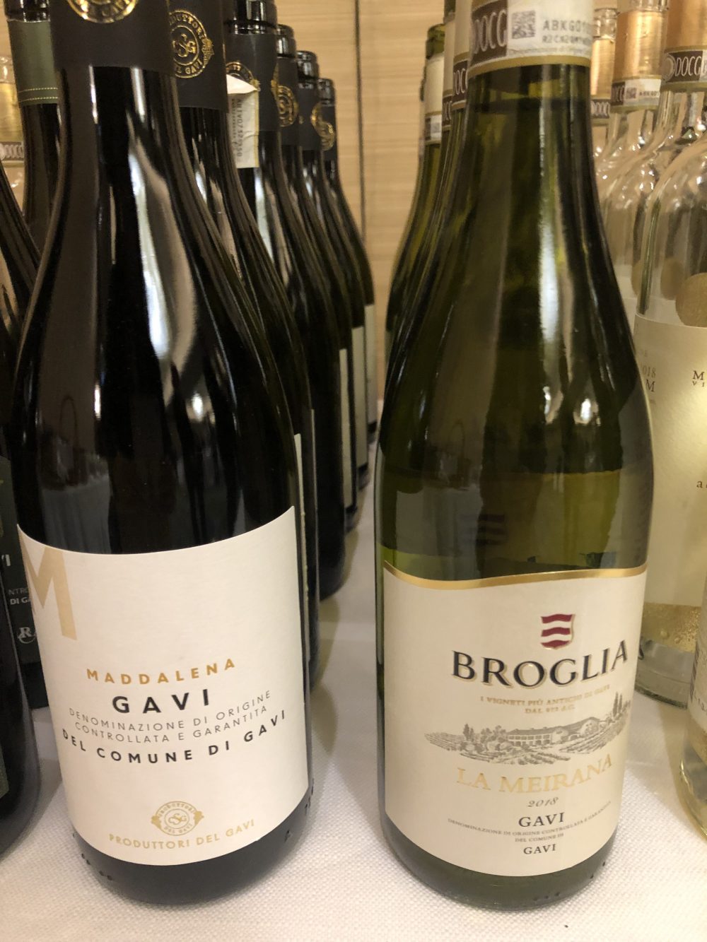 Gavi Maddalena 2018 e Broglia Gavi La Meirana 2018