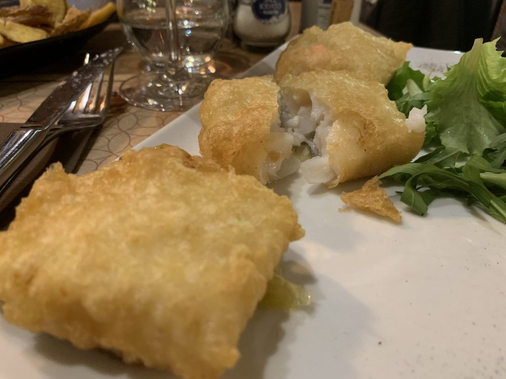 Pompei centrale - baccala' pastellato fritto