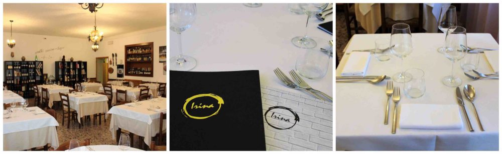 Irina Trattoria – sala e tavola