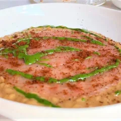 Altrimenti, Risotto battuta di gamberi e aglio orsino