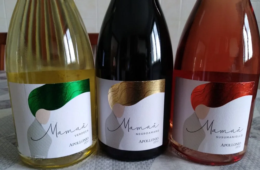 Azienda Apollonio Mamaa' nuove etichette aziendali