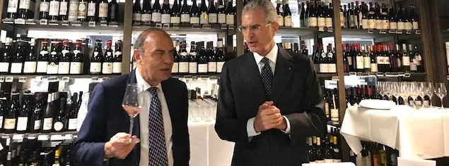 Bruno Vespa e Alberto Veneruso patron del GranGusto