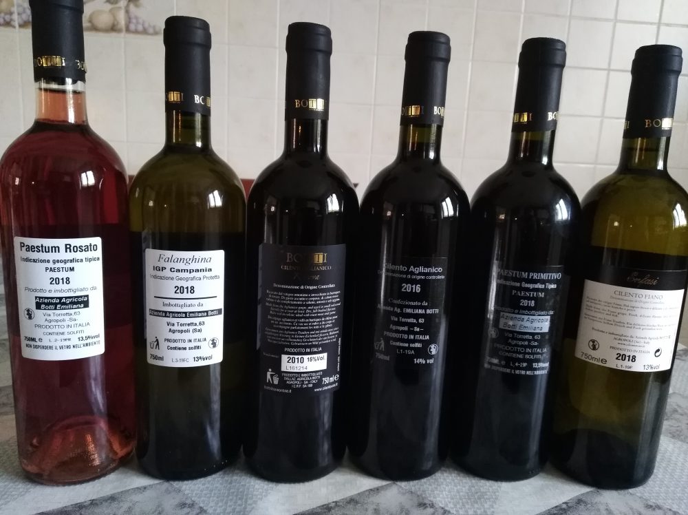 Controetichette vini di Botti