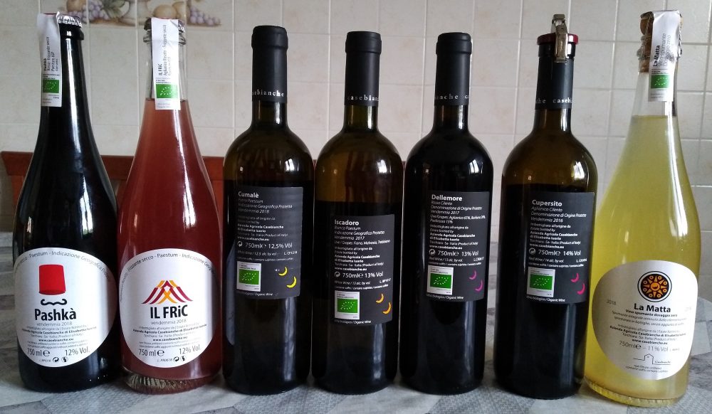 Controetichette vini di Casebianche