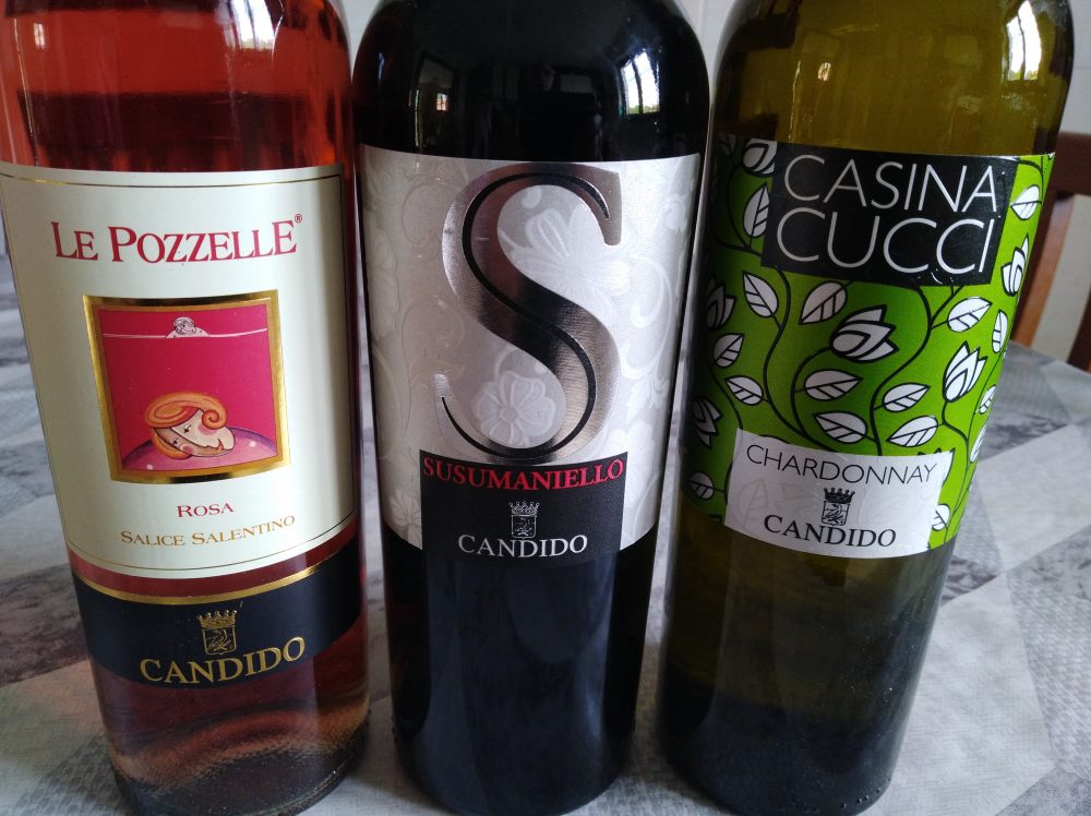 Vini di Candido Nuove annate