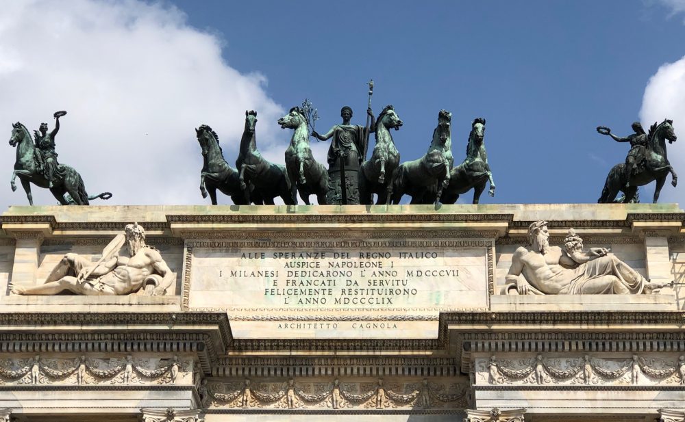 Dettaglio Arco della Pace del Cagnola