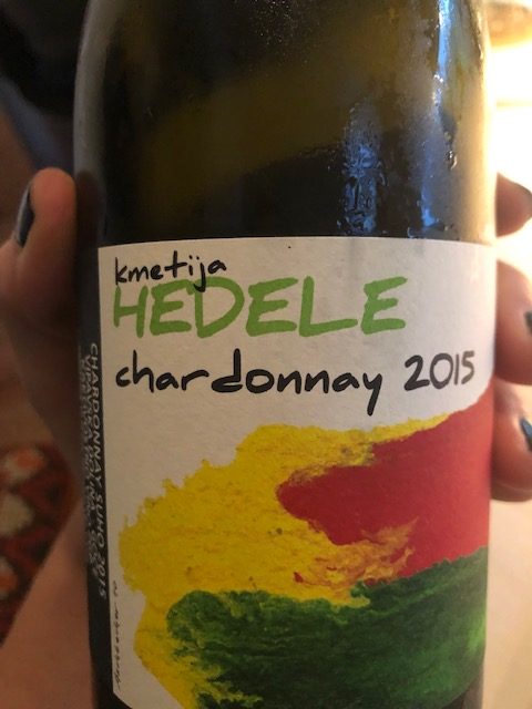 Kmetija Hedele, Chardonnay 2015