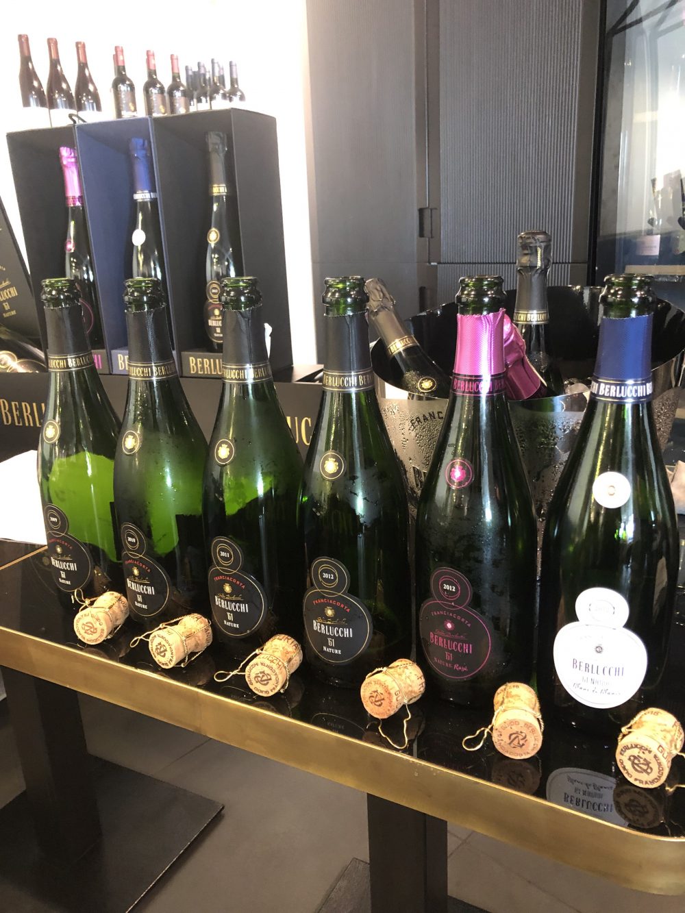 Degustazione di diverse annate di Berlucchi ‘61