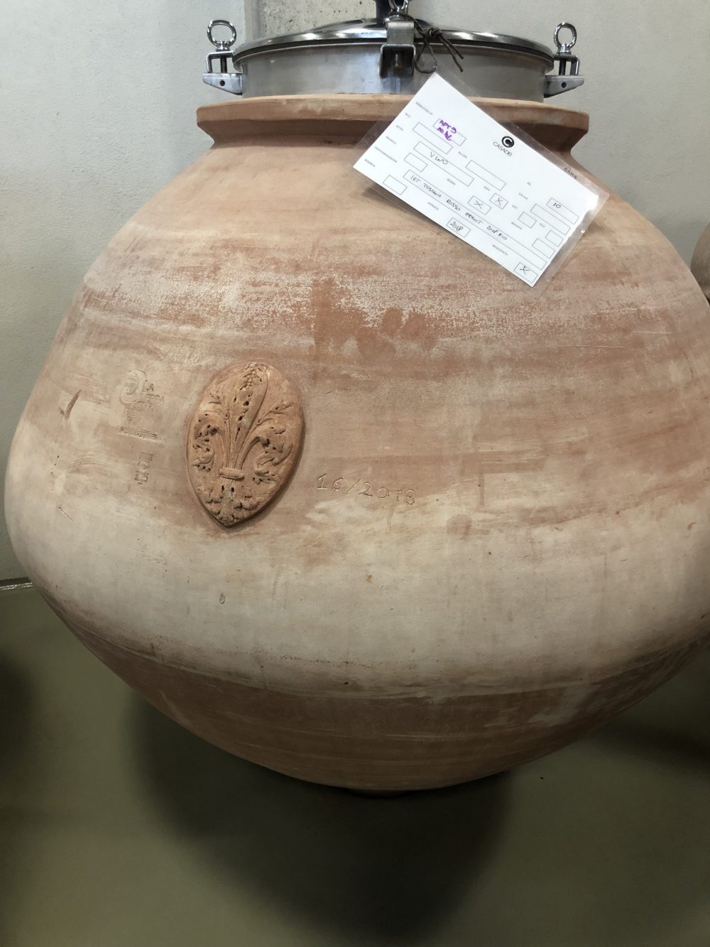 Anfora di terracotta dell’Impruneta