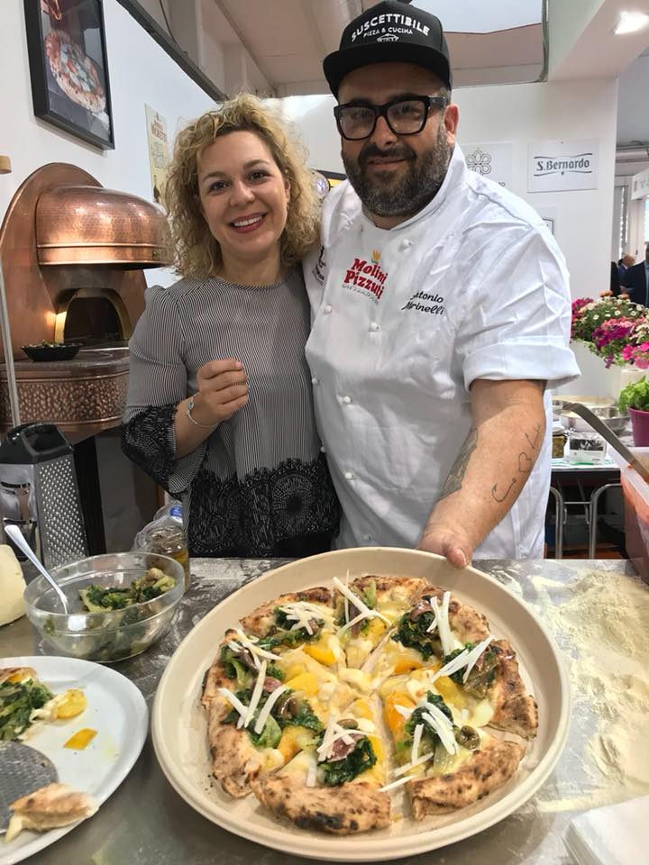 Mariella Pizzuti e Antonio Morinelli a Tutto Pizza 2019