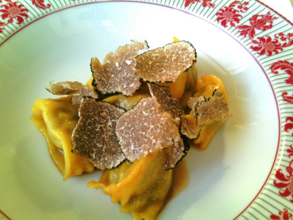 Pepenero i ravioli di cinghiale