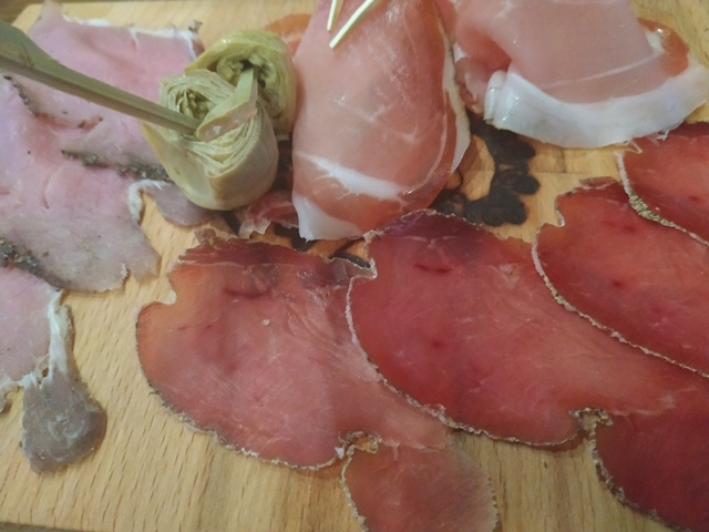 Pork’n’Roll La Bottega - il tagliere dei salumi