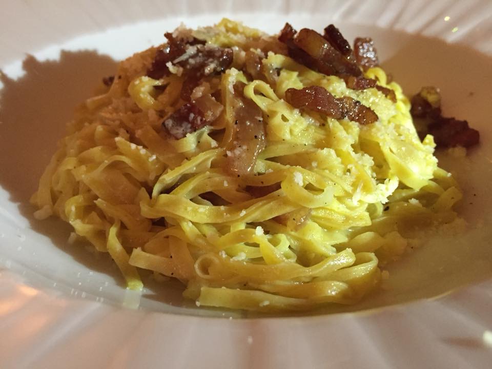 Ristorante degli Angeli, tagliolini al guanciale