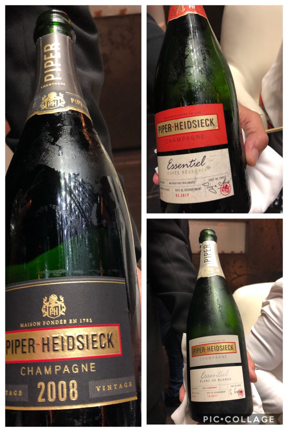 Piper- Heidsieck Essentiel, Blanc de Blancs e il Vintage 2008