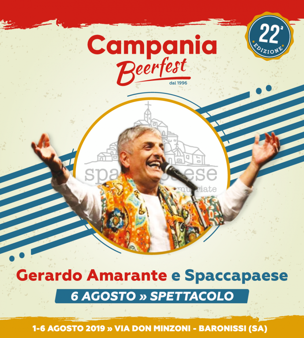 Campania Beer Fest, Gerardo Amarante