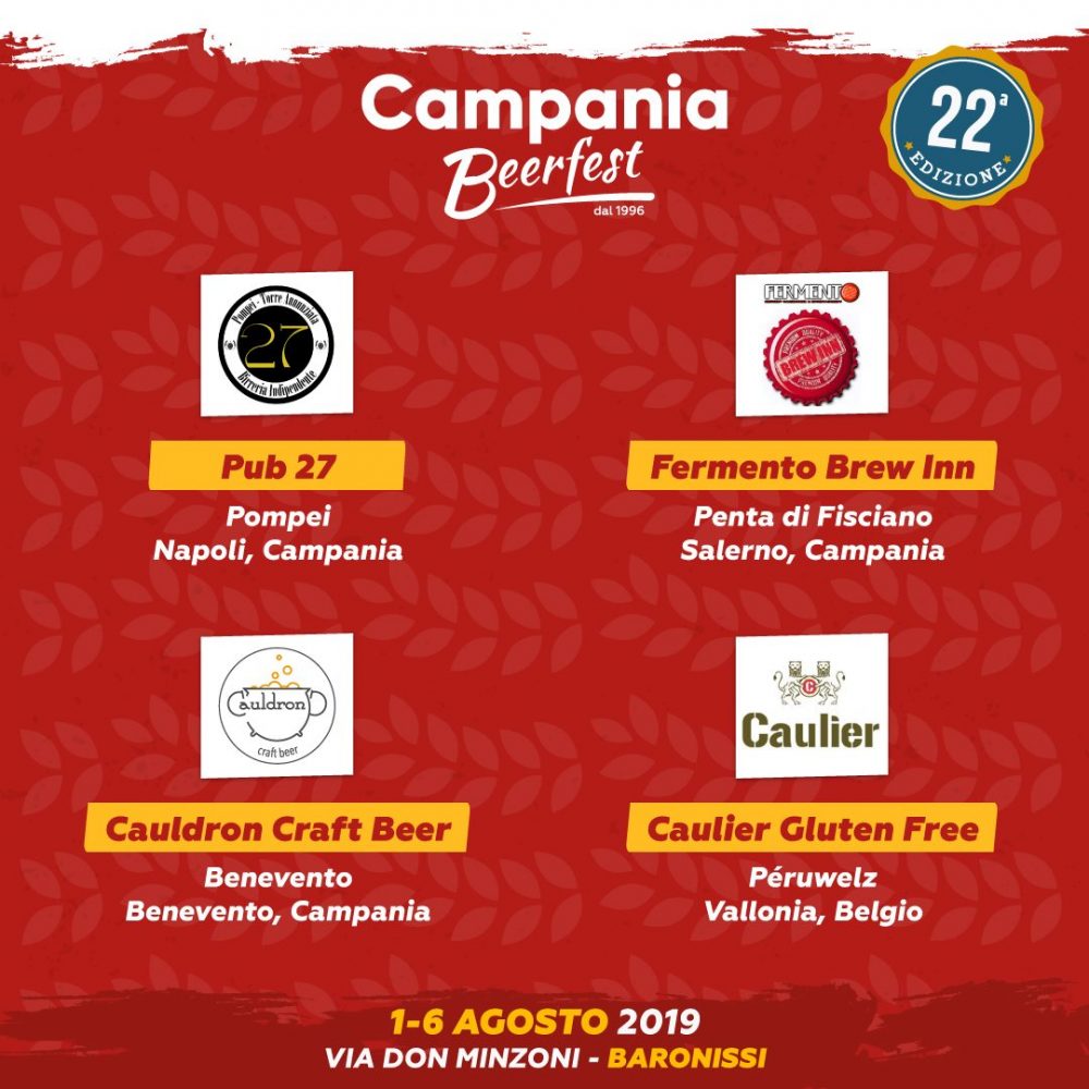 Campania Beer Fest, pub e beerfirm