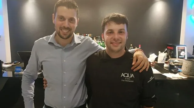 Italo Bastianelli e lo chef Antonio Madonna